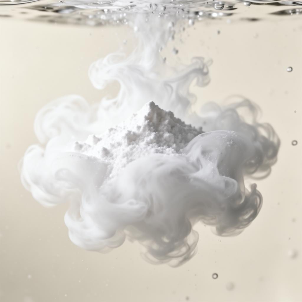 Pure collagen dissolving in water